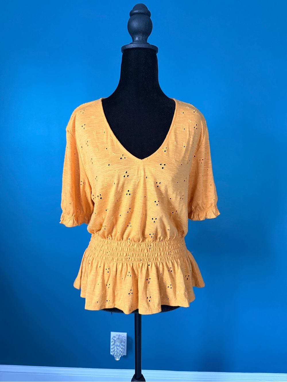 Francesca’s V neck top.